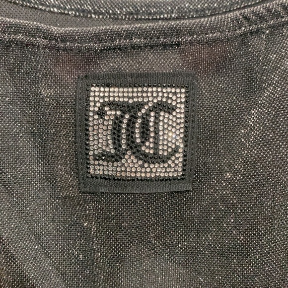 BNWT Juicy Couture sleepwear lounge/Pajama set size L in Black/metallic - Picture 3 of 6